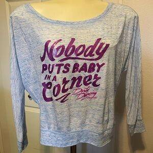 Dirty Dancing Blue Top Sz Lg